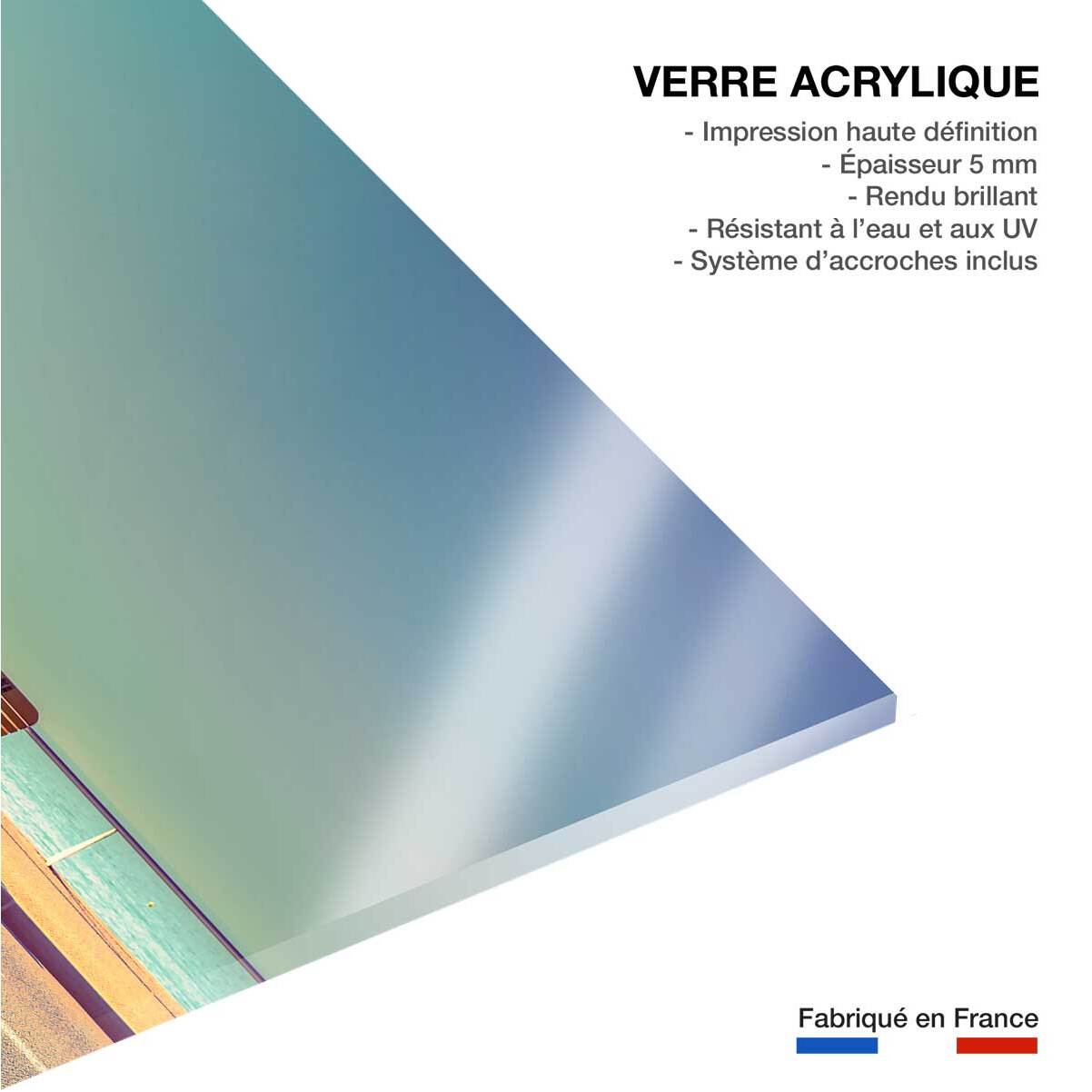 Tableau pause balnéaire Tableau plexiglas