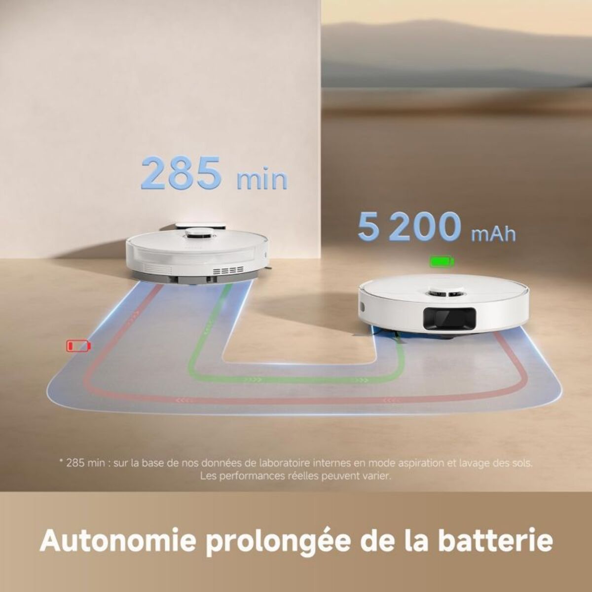 Robot Aspirateur Laveur DREAME D20 White