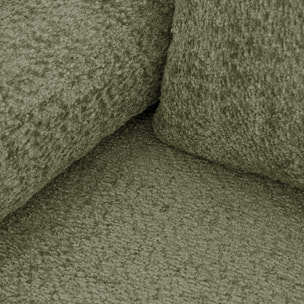 Canapé convertible 3 places en tissu bouclé - LARIA