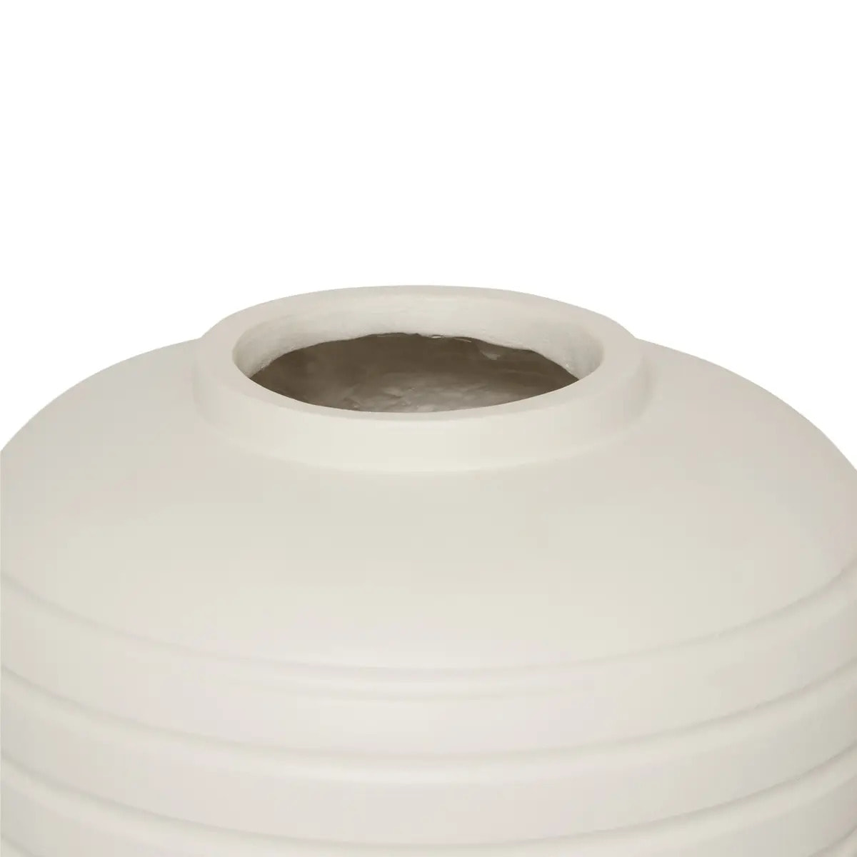Vase Nippo H.29,5cm blanc