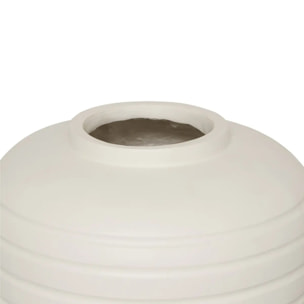 Vase Nippo H.29,5cm blanc