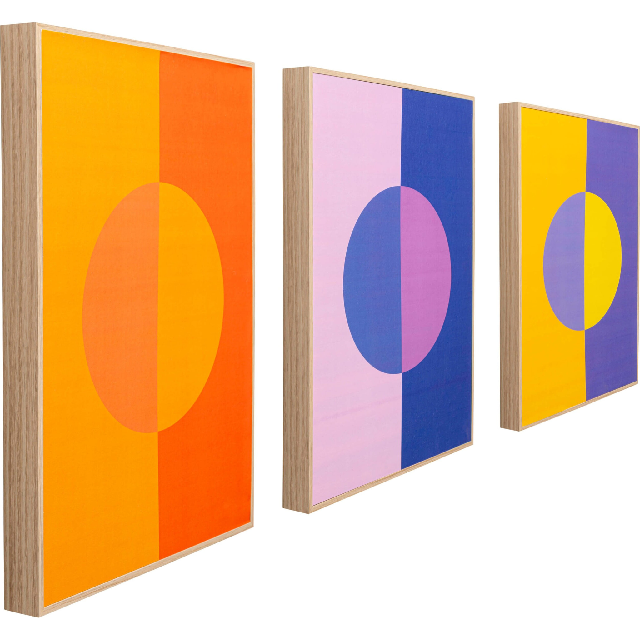 Tableaux Frame Moonphase set de 3 Kare Design