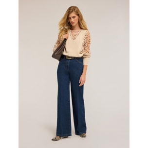 Motivi - Jeans wide leg - Blu