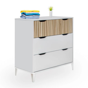 Cómoda Nitza On Blanco Artik (Blanco Mate) - Natur