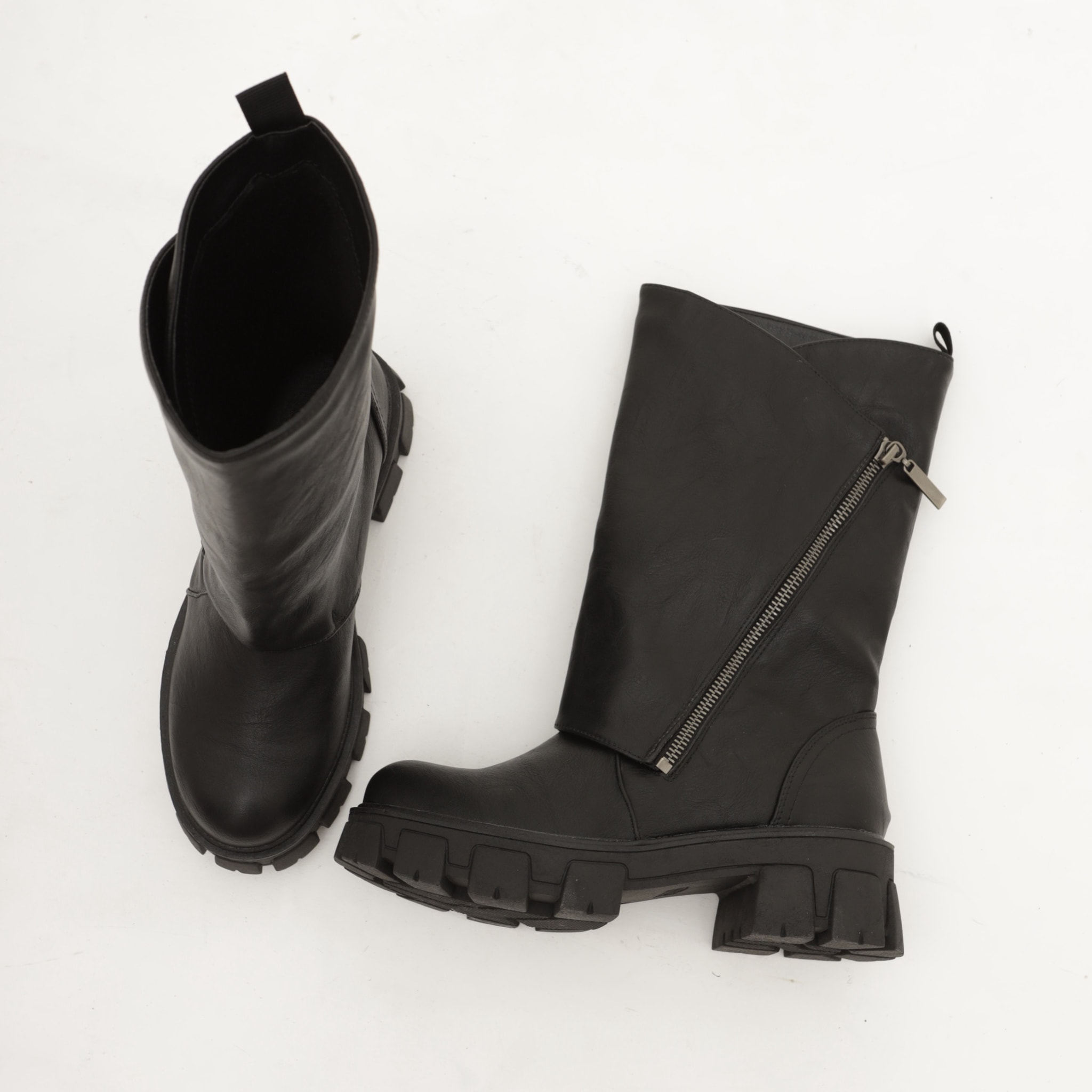 STIVALETTO RIPIEGATO PRD NERO