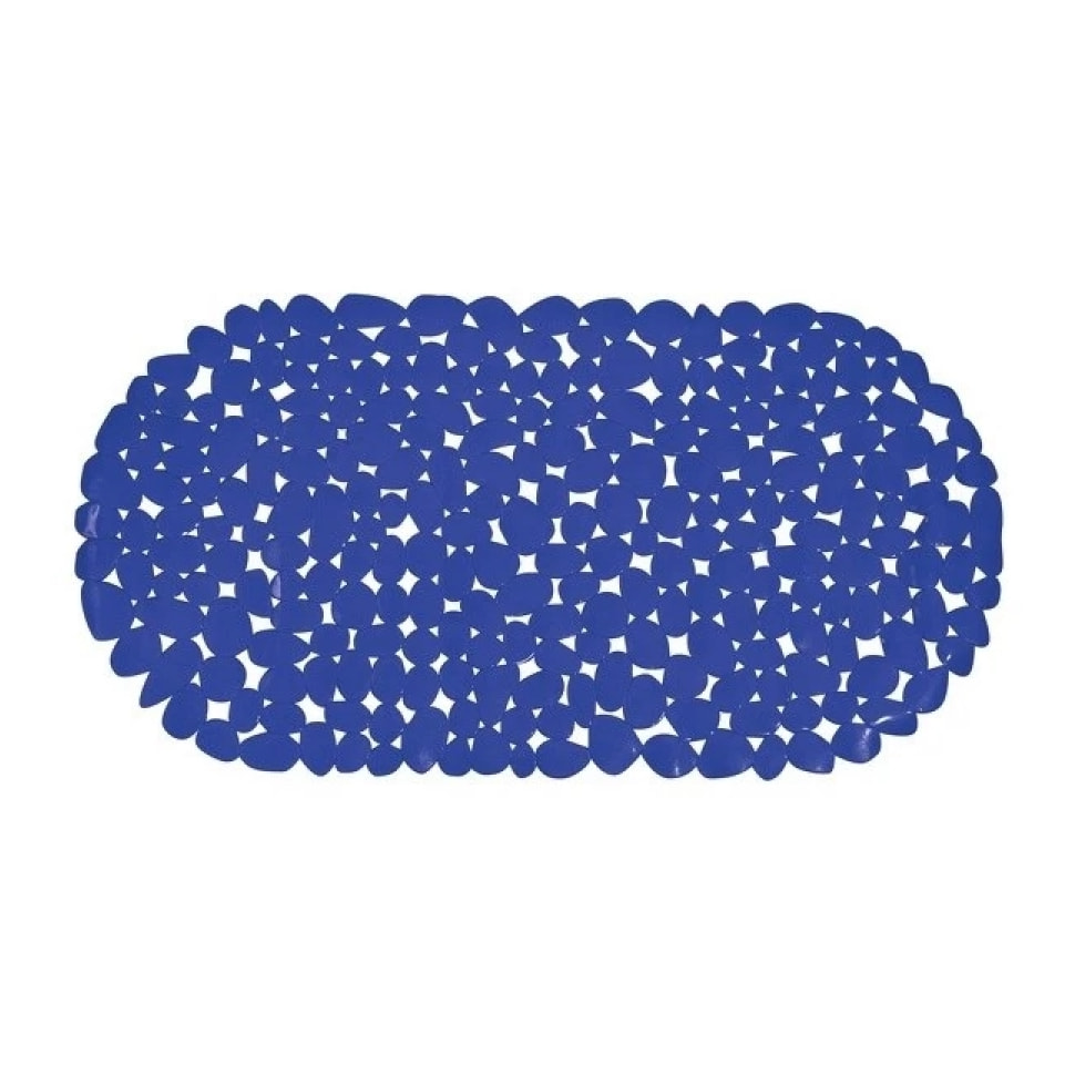 Tapis Fond de baignoire Pvc GALETS Bleu Marine MSV