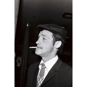 Tableau noir et blanc célébrité Jean-Paul Belmondo Tableau plexiglas