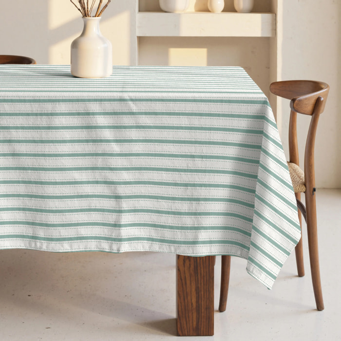 Nappe anti-taches 100 % coton Almanzor Turquesa
