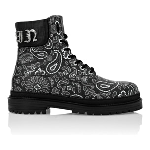 PHILIPP PLEIN Boots Mid Flat PAISLEY