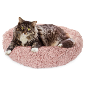 Coussin Lit Apaisant Chat Rose 60 Cm