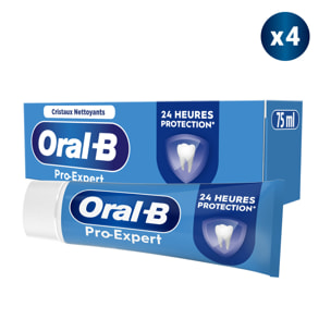 Lot de 4 dentifrices PRO EXPERT - Protection Pro Menthe Extra Fraîche - 75ML