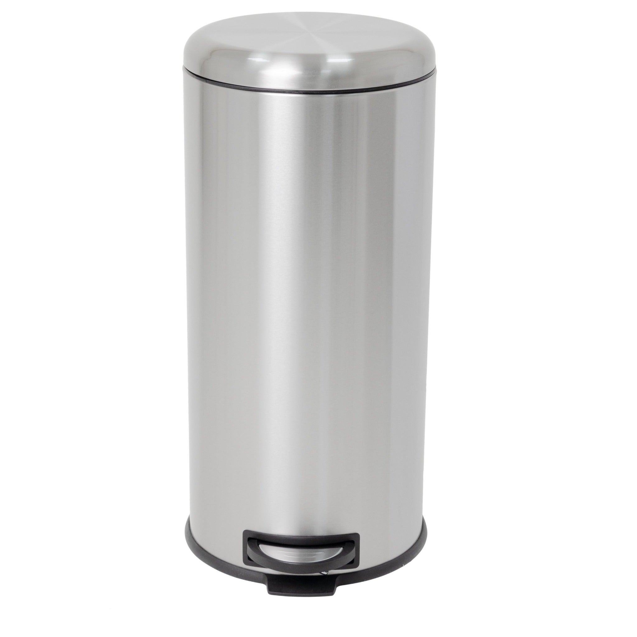Poubelle à pédale inox URBAN argent 30L