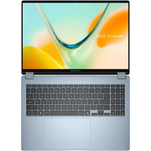 PC Hybride ASUS Vivobook S16 Flip TP5608QA 16" OLED tactile Snapdragon X 16 Go RAM DDR5 SSD 256 Go Pliable 360°
