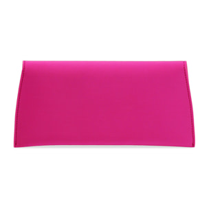 Pochette donna fucsia in tessuto