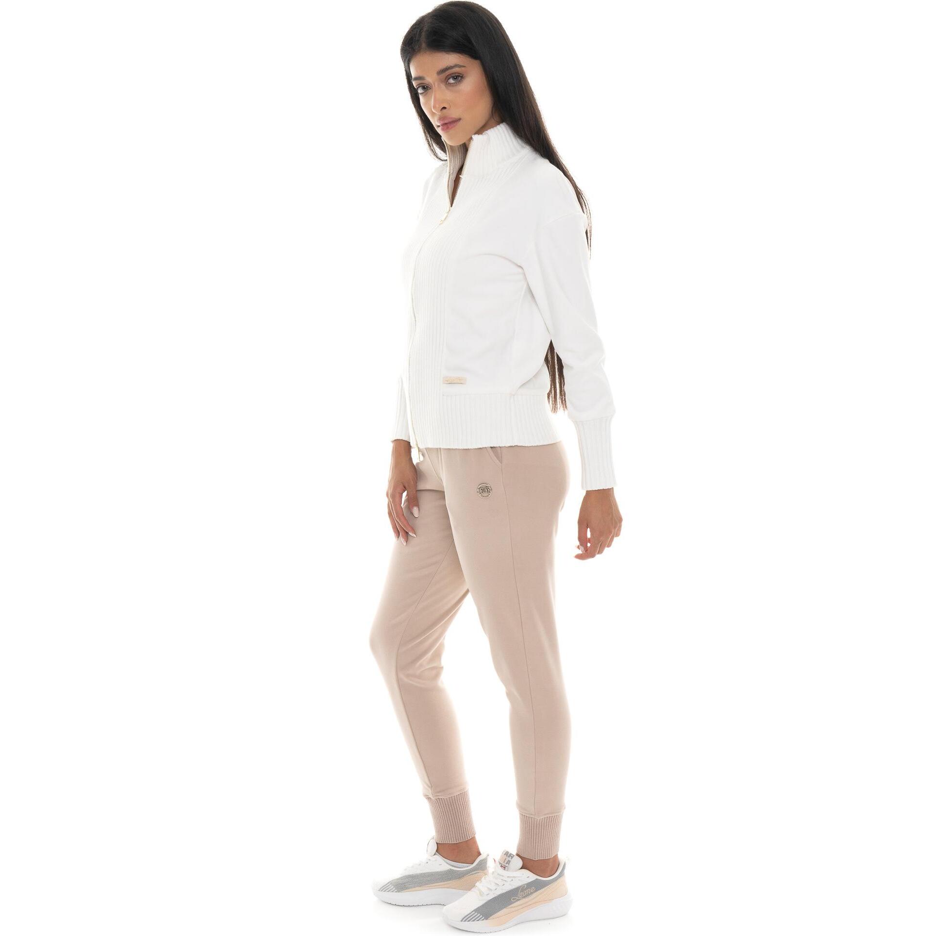 Pantalones de invierno para mujer Leone 1947 Warm Touch con inserciones de punto