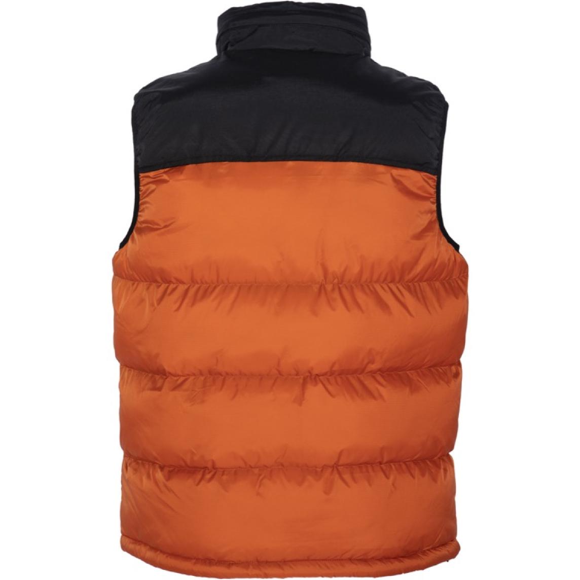 UTAHV PADDED VEST WITH YOKES & SCHOTT NYC EMBROIDERY BODY = 100% NYLON / YOKES = 60% COTTON 40% NYLON Altro