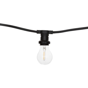 Guirlande LED outdoor secteur L520cm noir