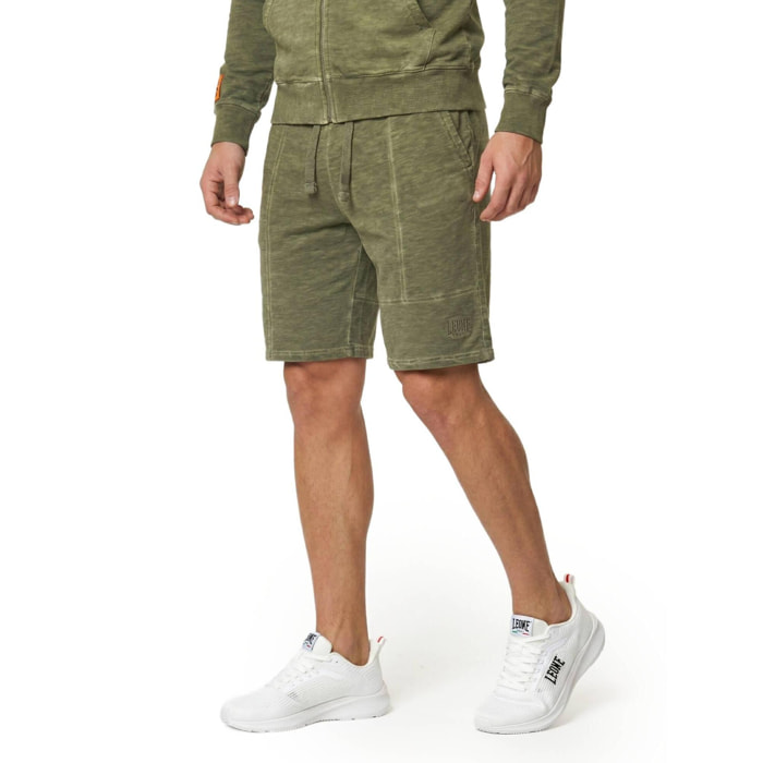 Bermudas de hombre con efecto desgastado