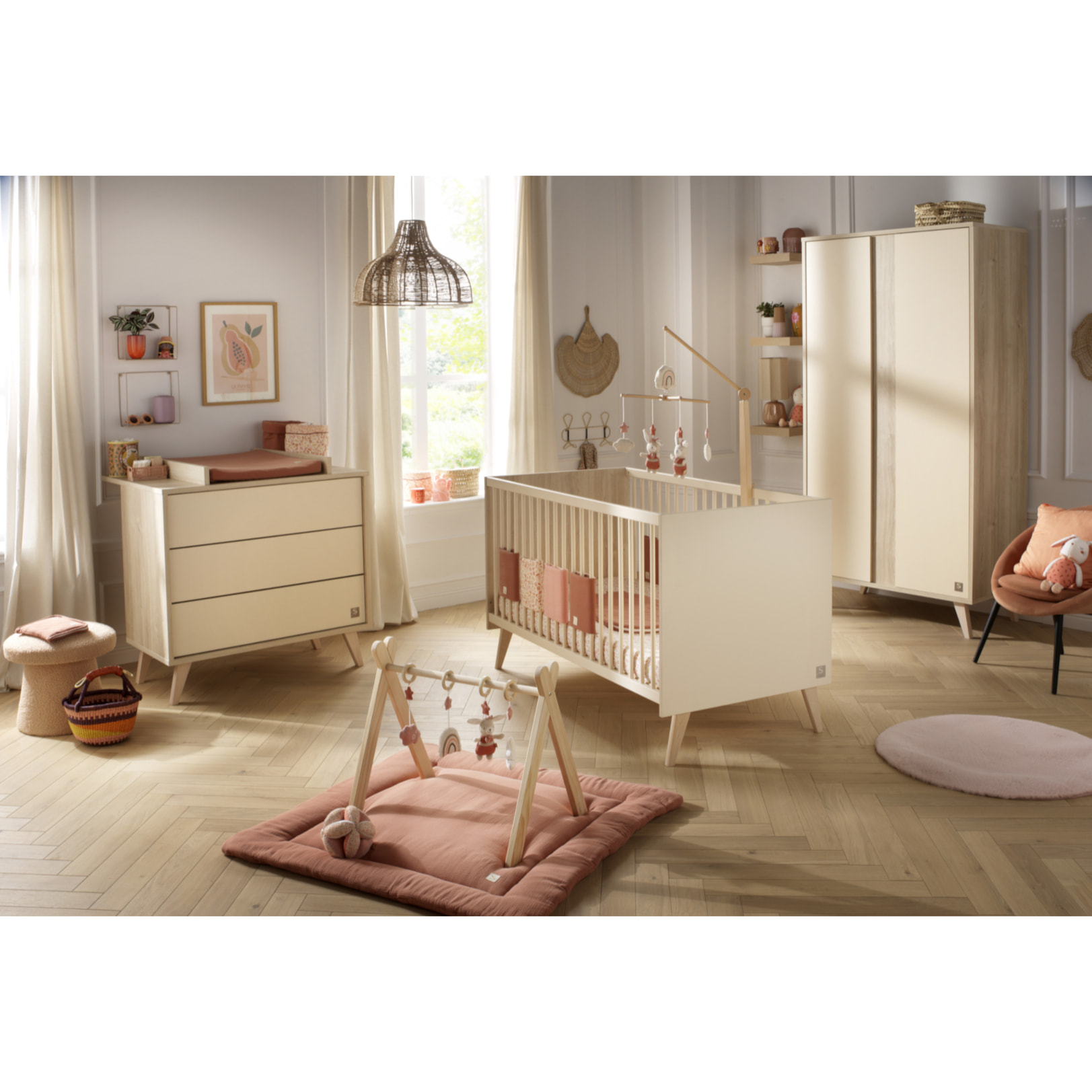 Lit évolutif 140x70 - Little Big Bed sur pieds