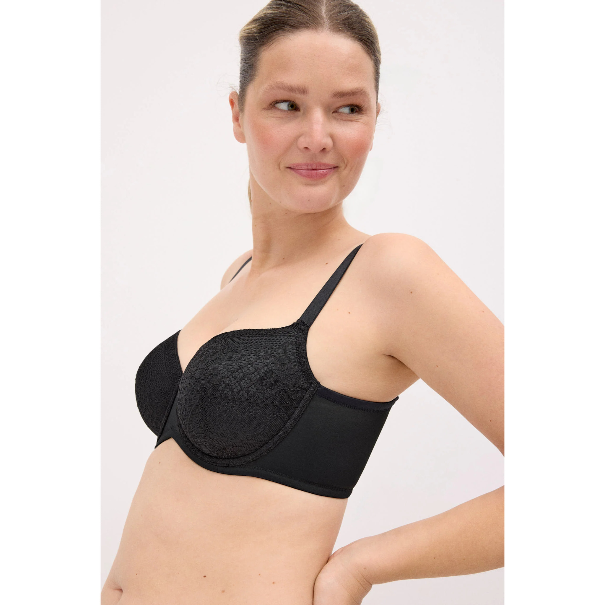Reggiseno con ferretto con imbottitura Nero
