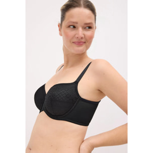 Reggiseno con ferretto con imbottitura Nero