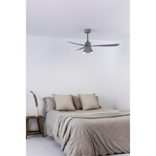 AMELIA L CONE LED ventilatore da soffitto grigio