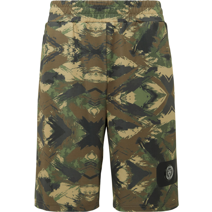 PLEIN SPORT Sport Shorts CAMOUFLAGE