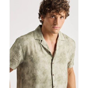 Camisa Manga Corta Caqui - Fog