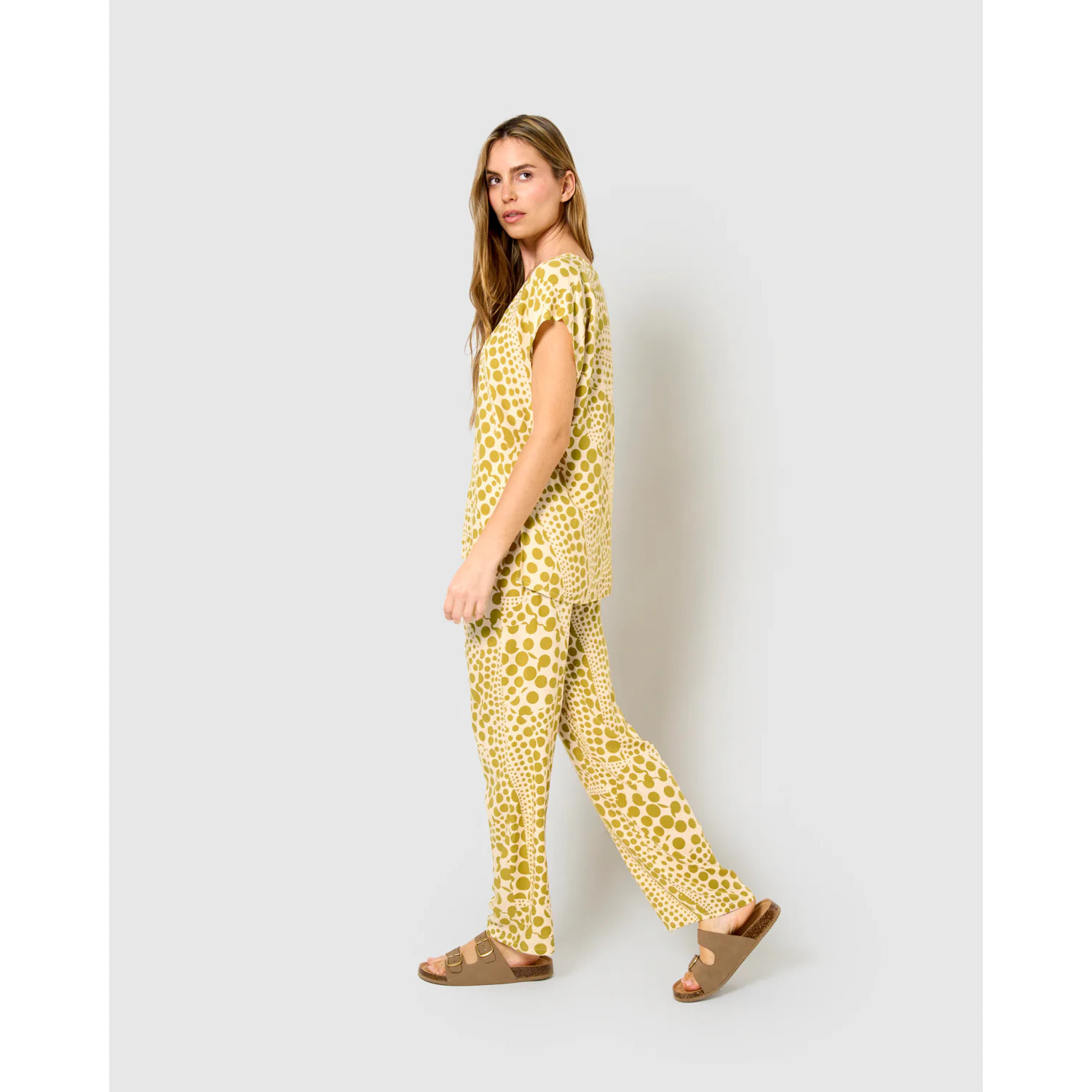 Pantalón viscosa terito limón