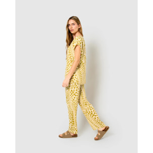 Pantalón viscosa terito limón