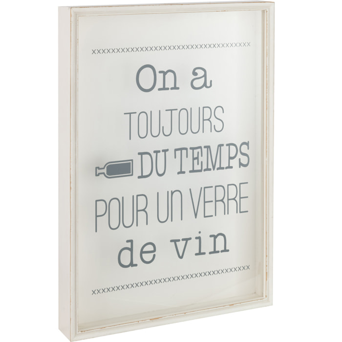 J-Line cadre Bouchons Anglais - bois - beige - large