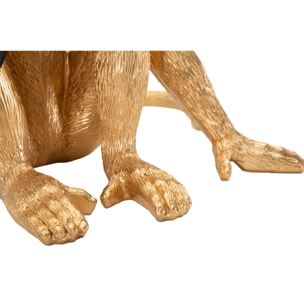 LAMPADA DA TAVOLO MONKEY SEDUTA ORO CM 33X33X32