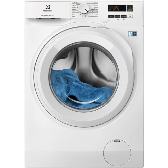Electrolux Lavatrice serie 600 SensiCare 9 kg EW6F19DW
