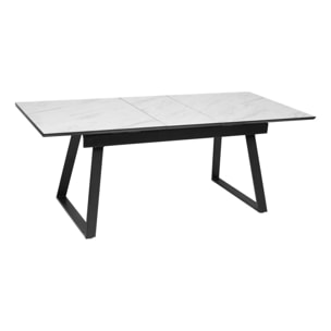 Table à manger extensible 4 places Camburi 160x90x76cm