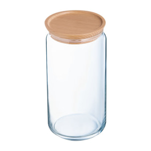 Pot de conservation en verre Pure Jar Wood - Luminarc