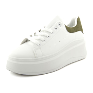 Sneakers Donna colore Verde-Altezza tacco:5cm