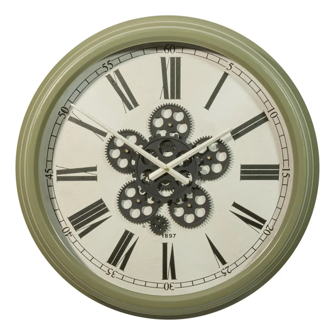 Horloge Argo D52cm vert clair