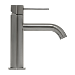 Aurum mitigeur de lavabo, sans vidage, gun métal brossé SATBAUR271BGM avec une garantie de 5 ans