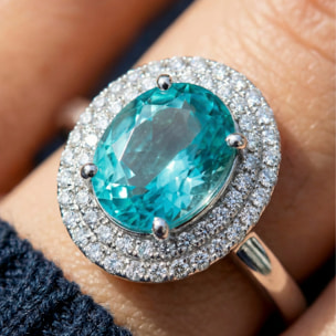 Anillo Ridba acabado plata