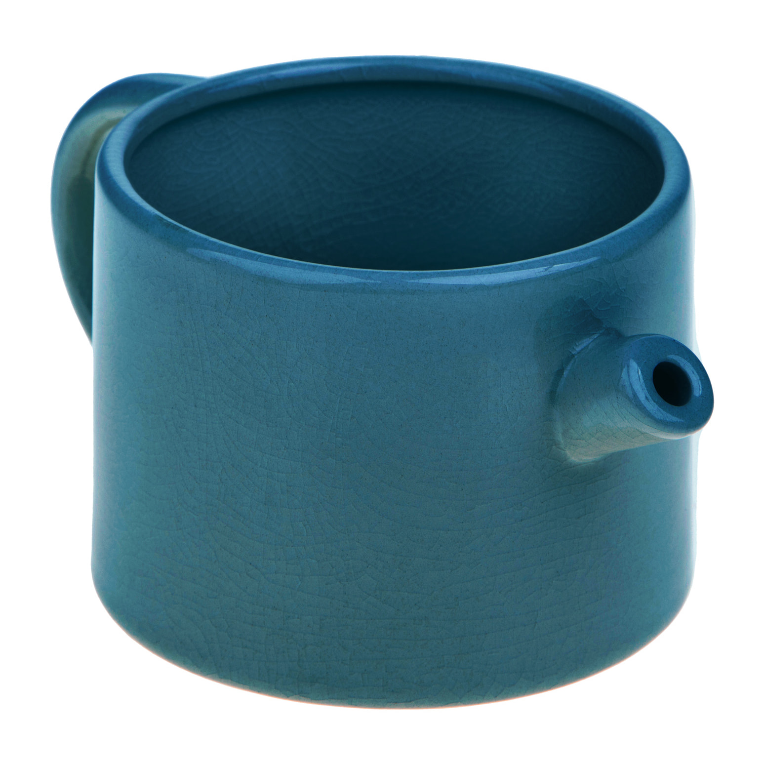 Vaso Innaffiatoio H.10 Cm - Pezzi 2 - 22X10X13cm - Colore: Blu - Bianchi Dino - Decori Casa E Complementi