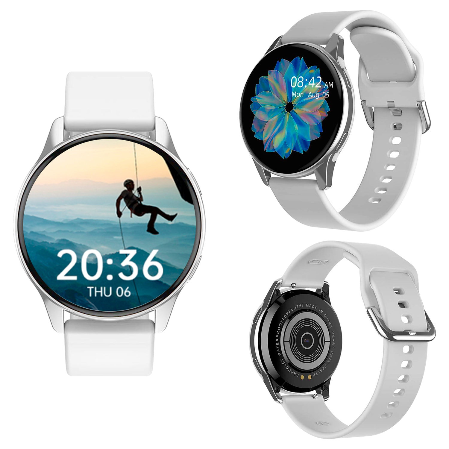 Smartwatch T2 Pro con pantalla AMOLED de 1.52", llamadas Bluetooth, notificaciones y modos de deporte.