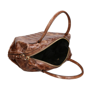 Borsa a mano da donna Made in Italy - Modello Wilma - Vera pelle - 34.0 x 23.0 x 13.0 cm
