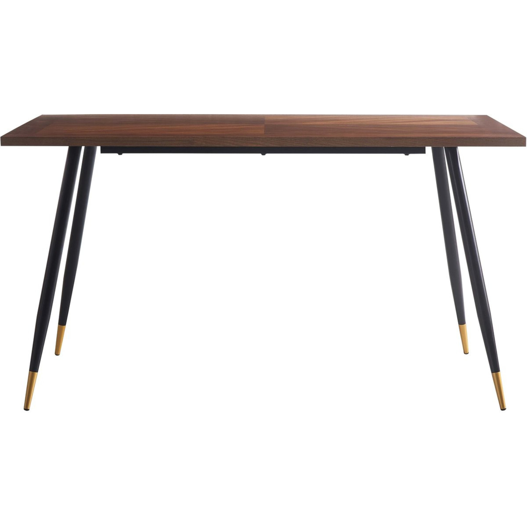 Table repas "Kavita" - 140 x 80 x 76 cm - Marron