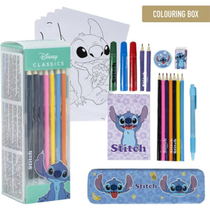Set Papelería Coloreable Stitch