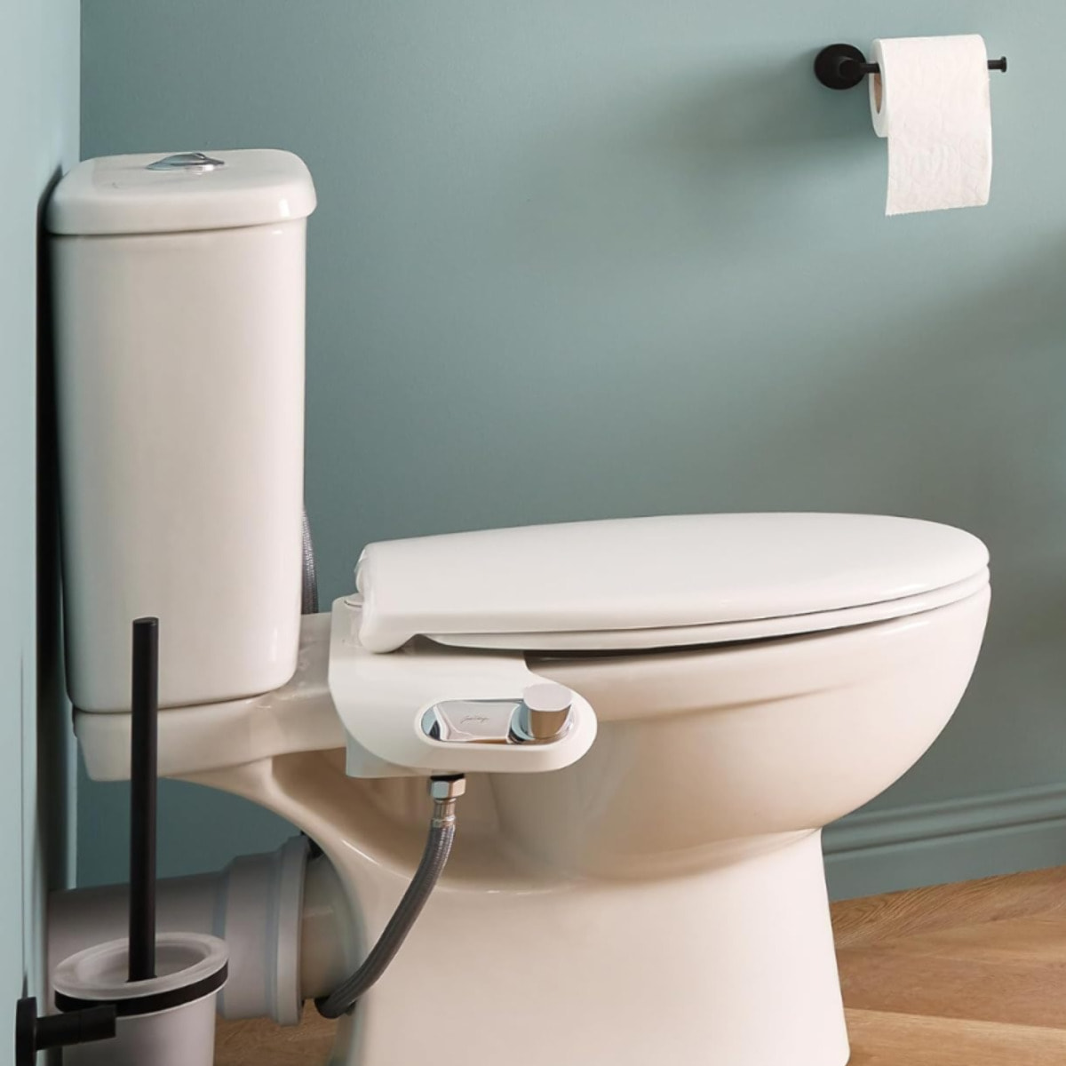 Kit bidet lavant pour abattant WC universel Seine blanc brillant