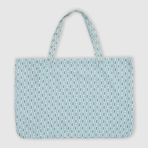 Pack bolso + toalla pareo walia agua marina