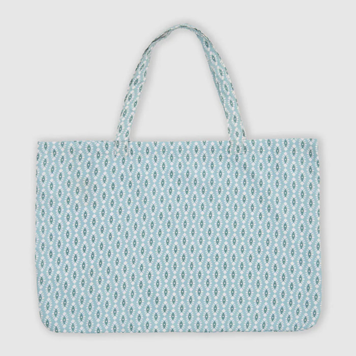 Pack bolso + toalla pareo walia agua marina
