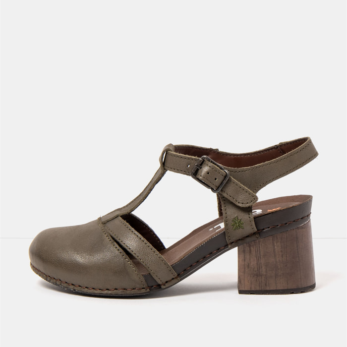 Sandalias con tacón 1874 ROMA KAKI/ I WISH color Kaki