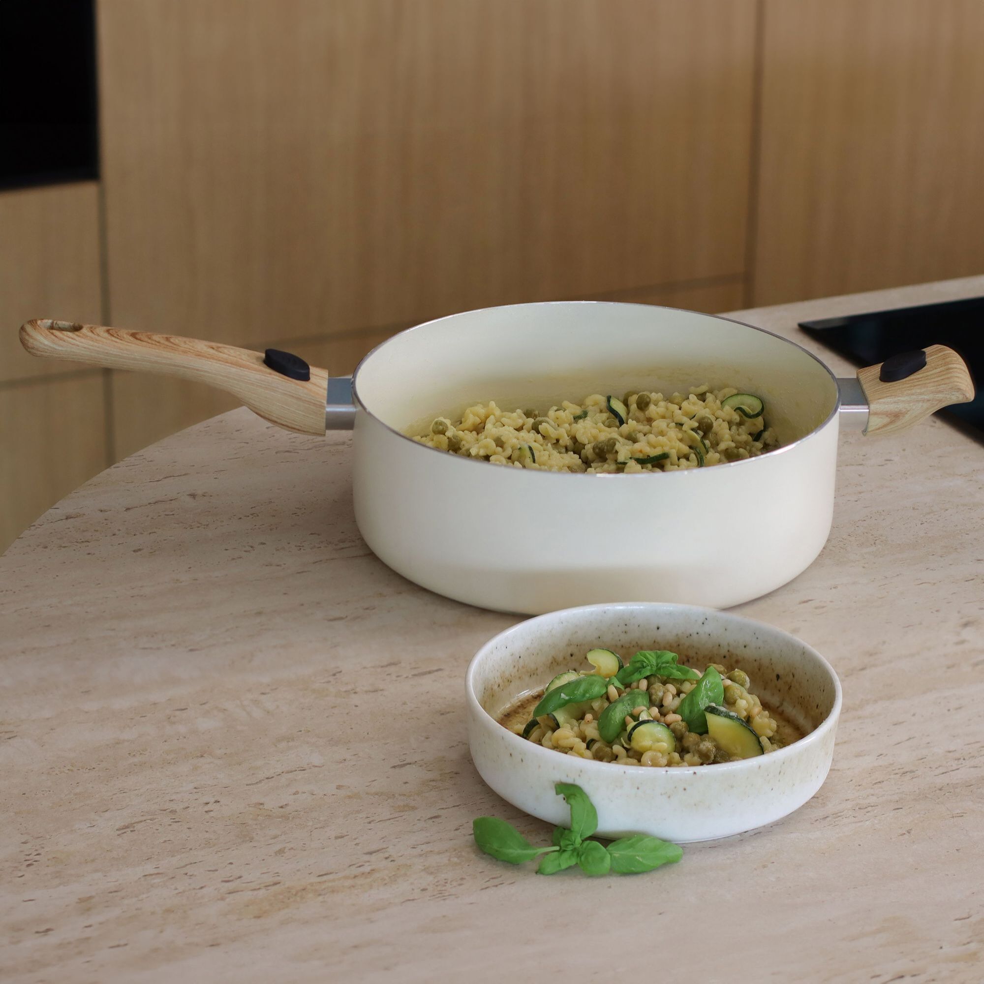 Poêle multifonction en revêtement céramique - tous feux COLORAMA