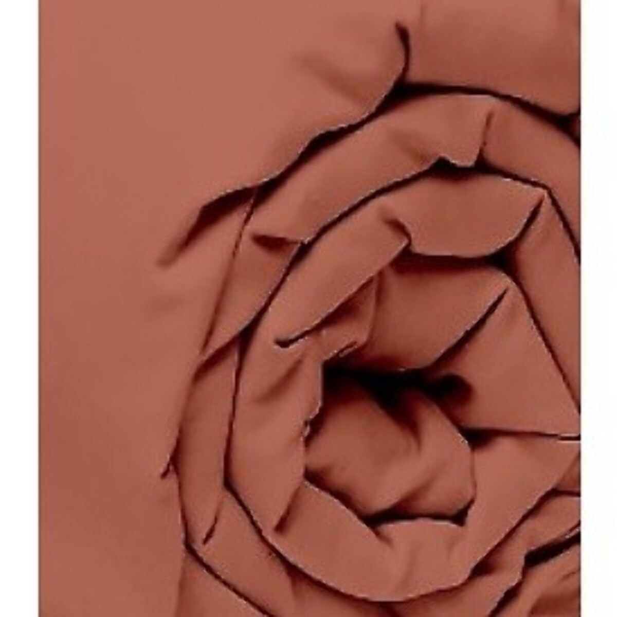 Drap Housse - 100%percale De Coton 80 Fils/cm2 -bonnet 30cm-uni Terracot